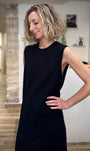 Robe noire chic pour l’automne-hiver