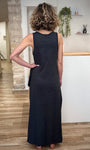Robe grise femme style sporty chic de dos