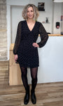 Robe fluide automne portée avec bottines