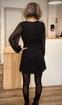 Vue de dos robe Roxanna avec zip discret