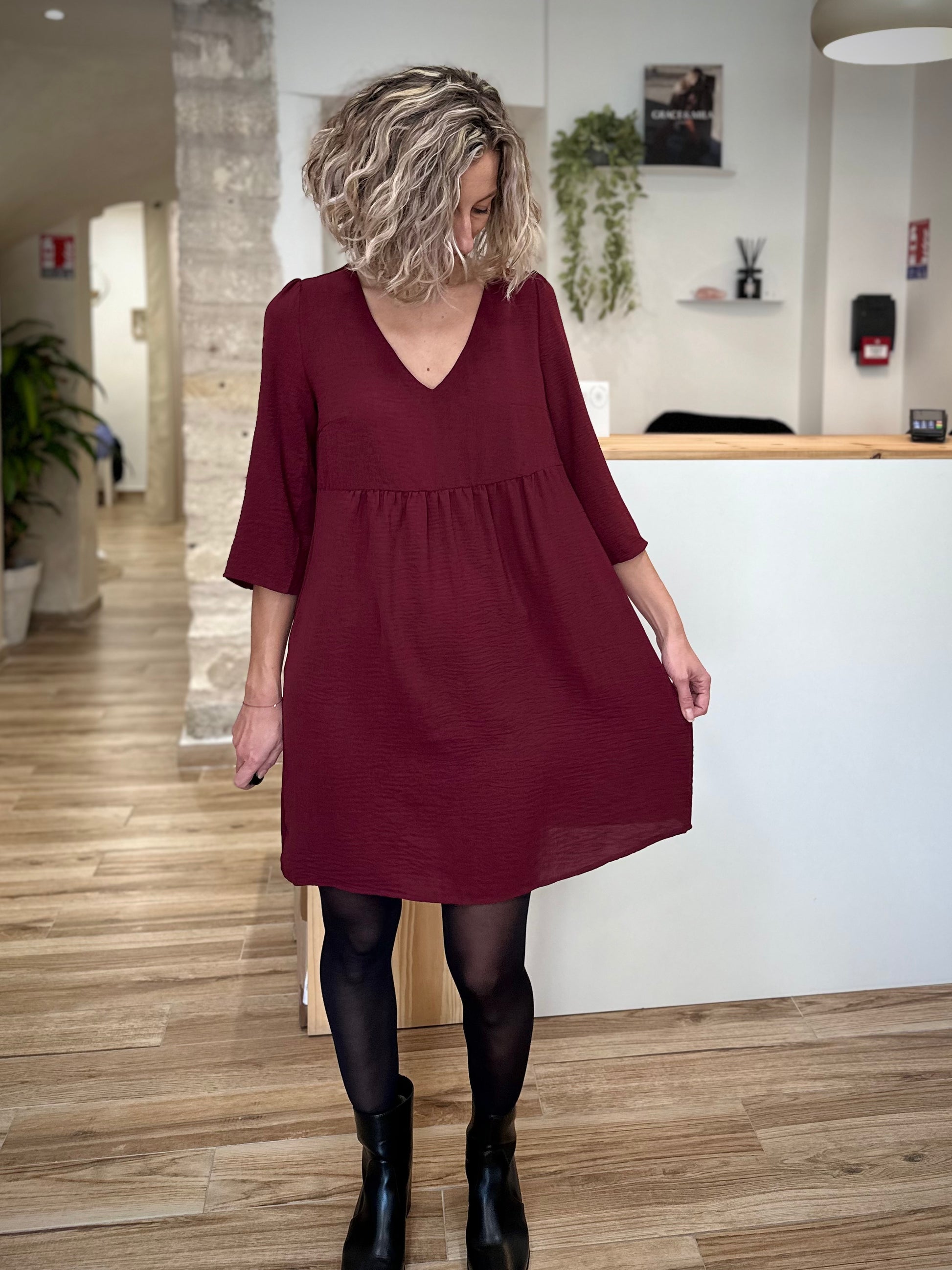 Zoom sur la coupe fluide et ample