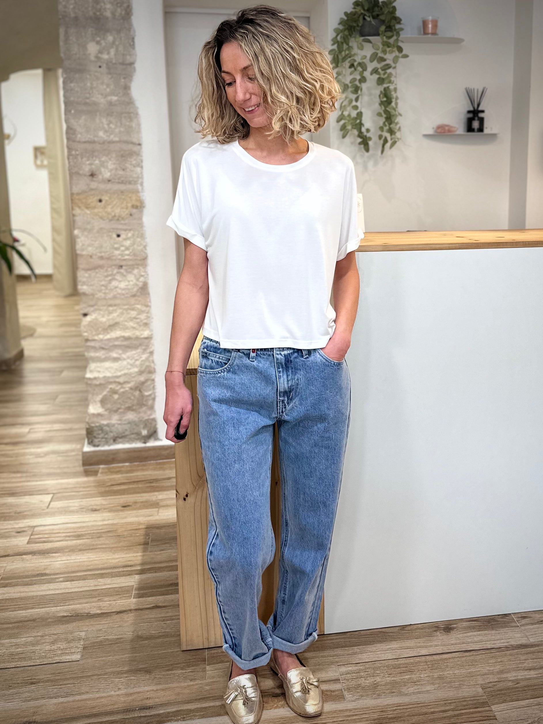 T-shirt fluide oversize style casual chic
