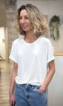 Silhouette décontractée top oversize femme