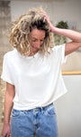 T-shirt casual chic femme coupe ample
