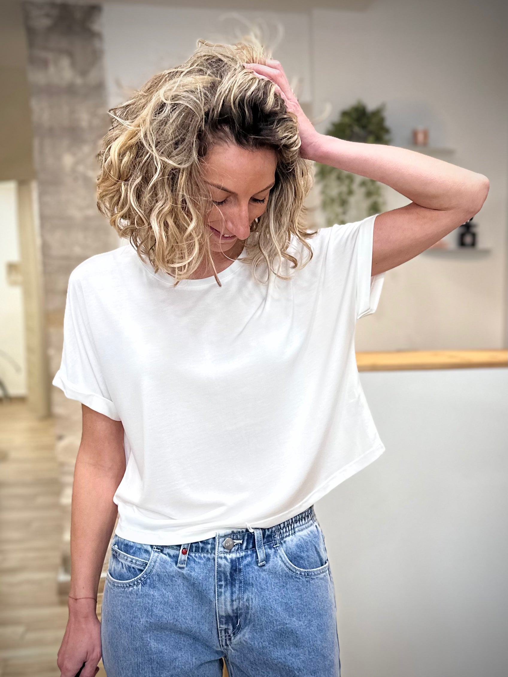 T-shirt casual chic femme coupe ample