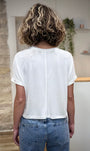 Basique chic femme t-shirt oversize lumineux