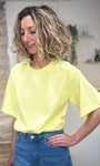 T-shirt coton femme coupe ample 