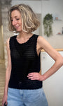 Top crochet femme style bohème moderne 