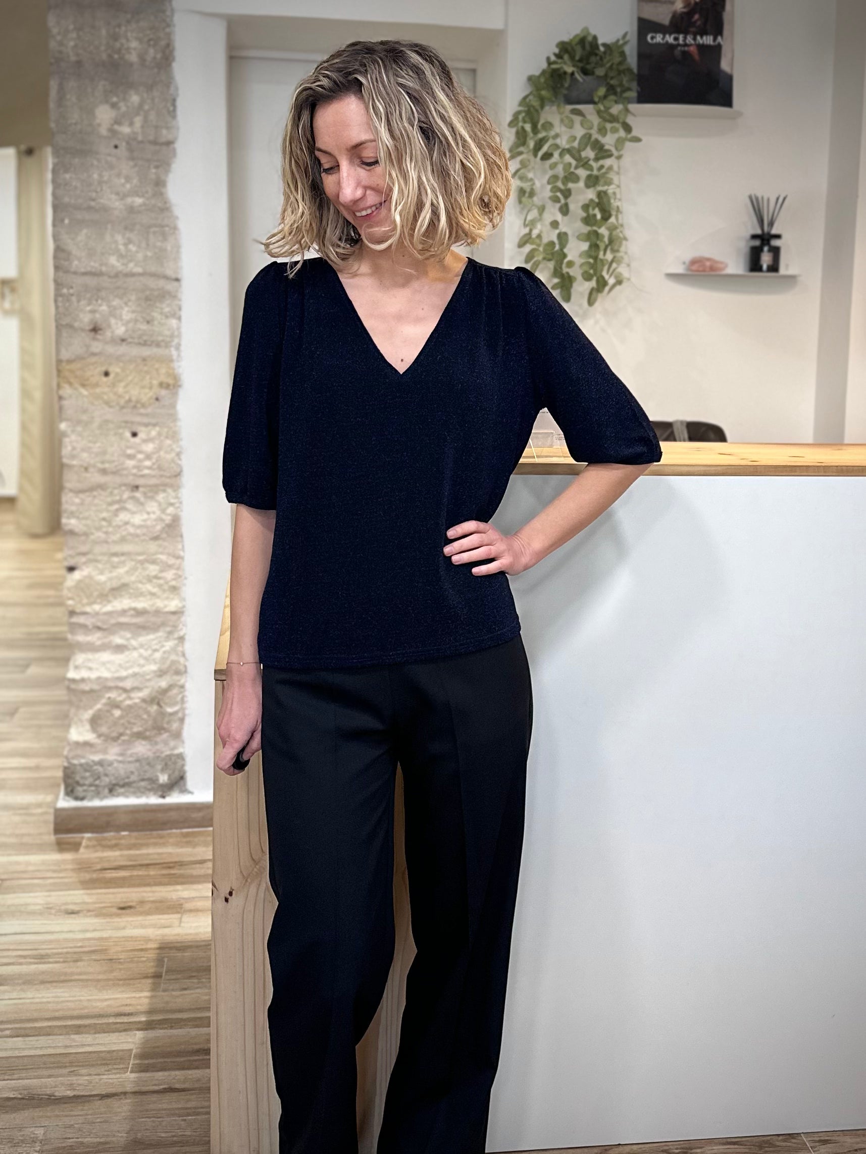 Tenue de fêtes élégante avec top TIMIDE