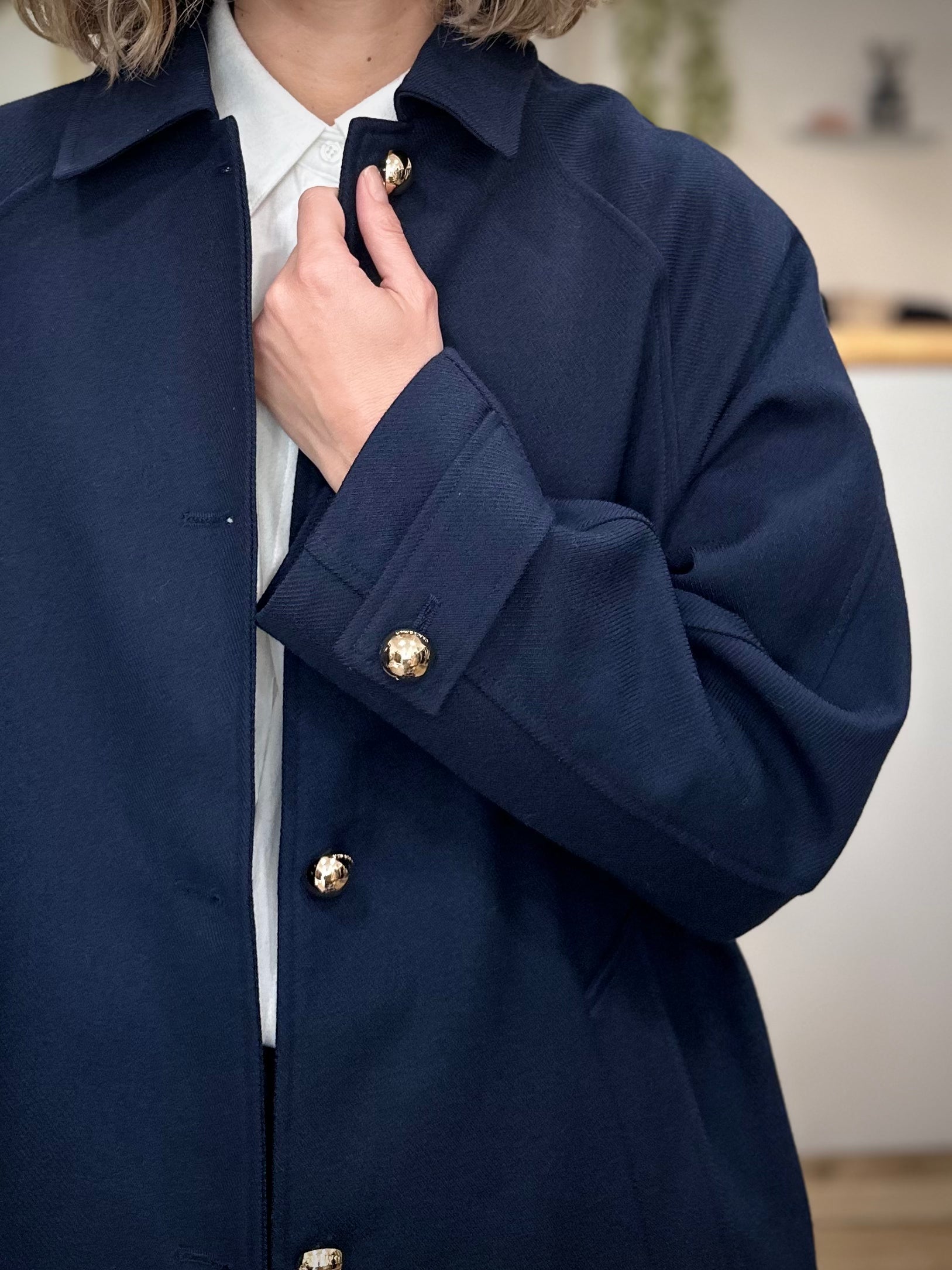 Zoom sur la texture fluide du trench