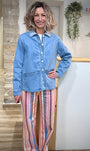 Veste jean femme style décontracté élégant